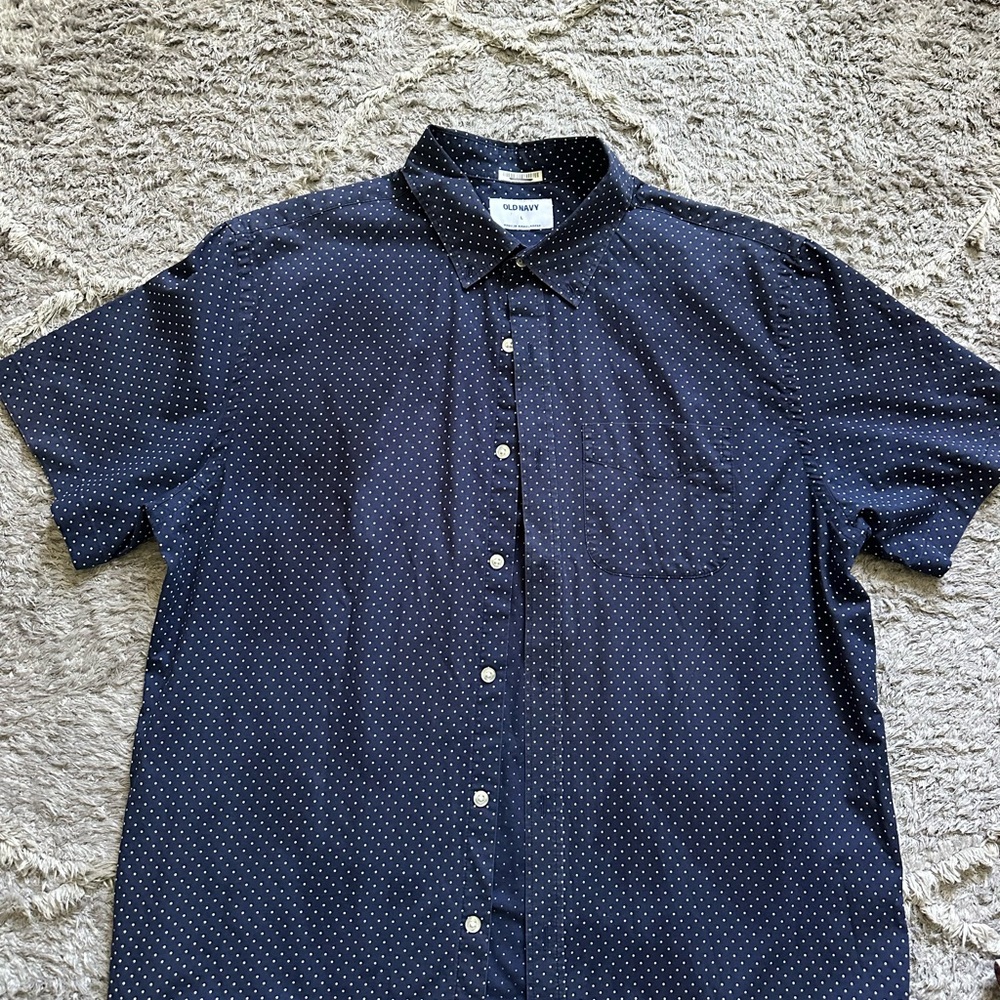 Old Navy Blue Casual Button Down Shirt. Clear out sale‼️